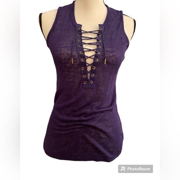 Macbeth collection lace-up tank size Small - Picture 1 of 4